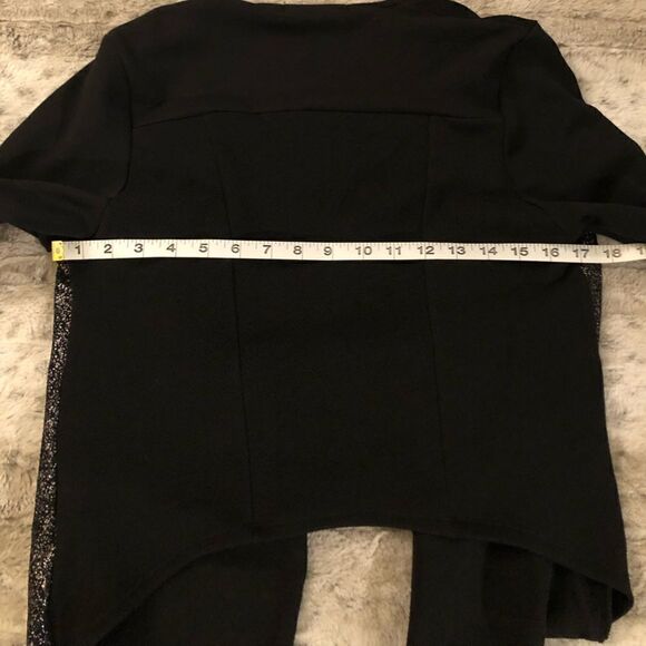 : : Formal Glitter Metallic Crop Jacket : : - Picture 6 of 14